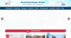 Desktop Screenshot of namphuongtourist.com